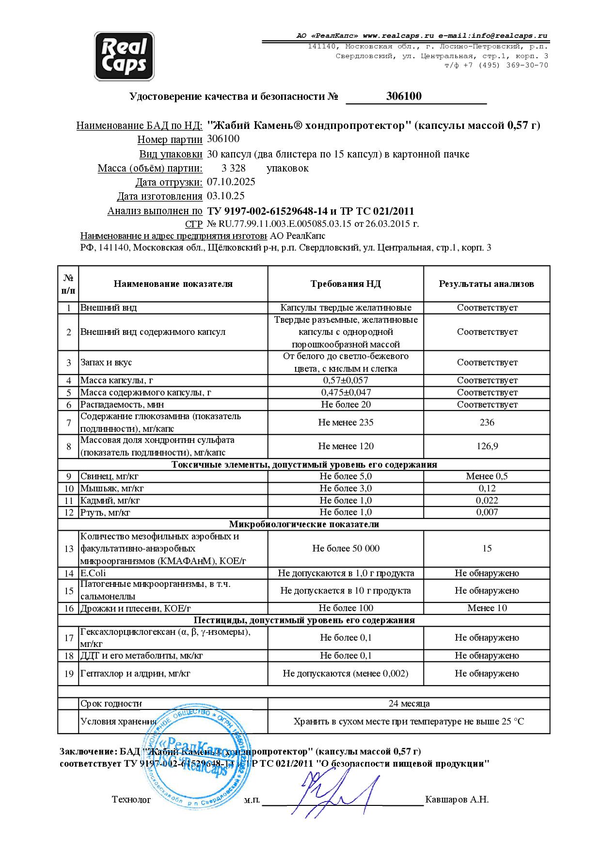 Паспорт №306100